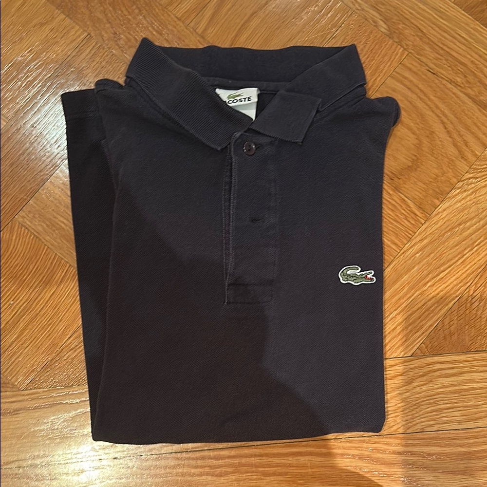 Lacoste Black Polo Shirt